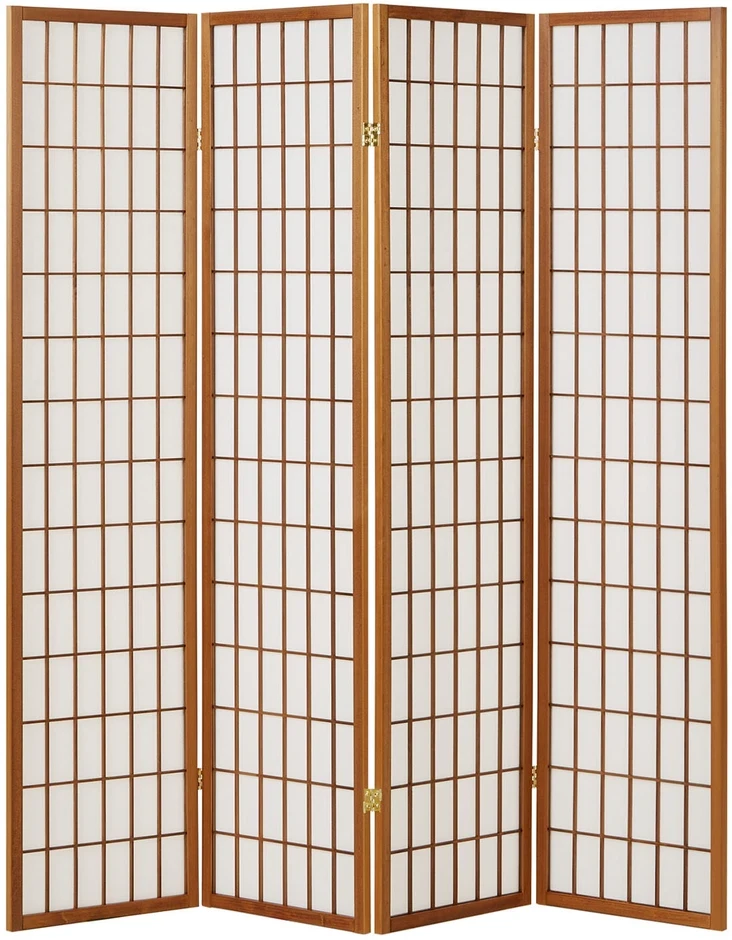 Homestyle4U Kambario pertvara, 176x2,2x175 cm, ruda