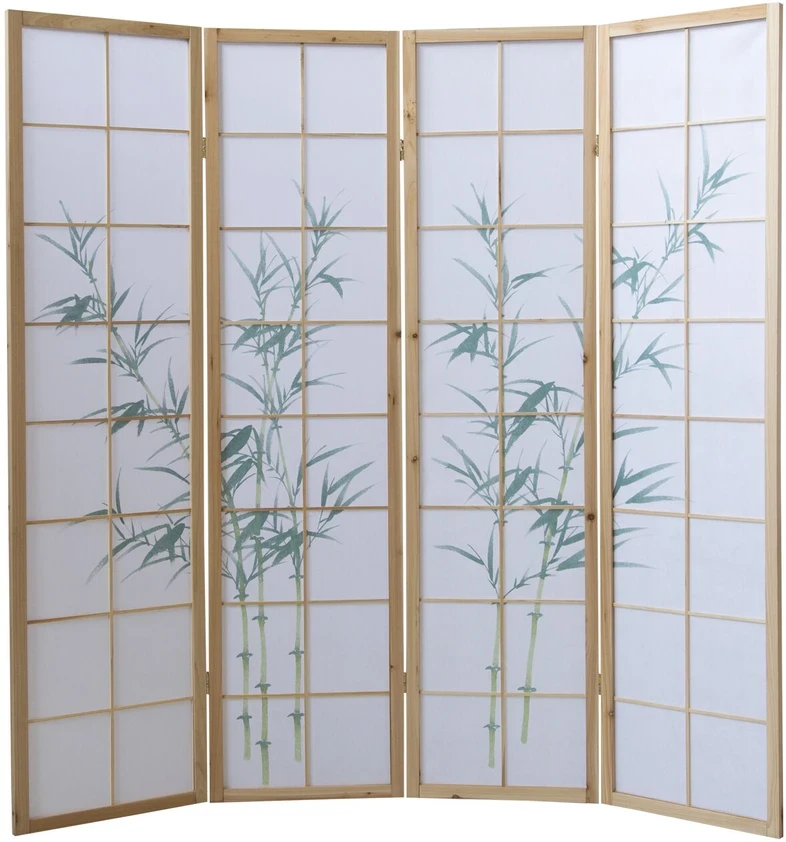 Homestyle4U Kambario pertvara, 176x2.2x175 cm, balta