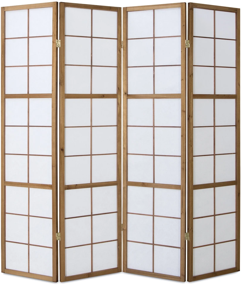 Homestyle4U Kambario pertvara, 176x2,2x175 cm, ruda