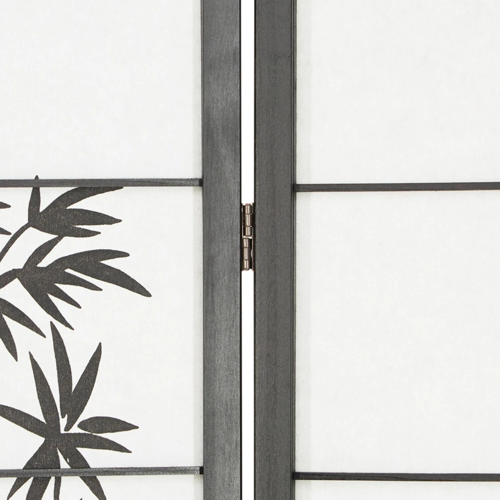 Homestyle4U Kambario pertvara, 176x2x179 cm, juoda