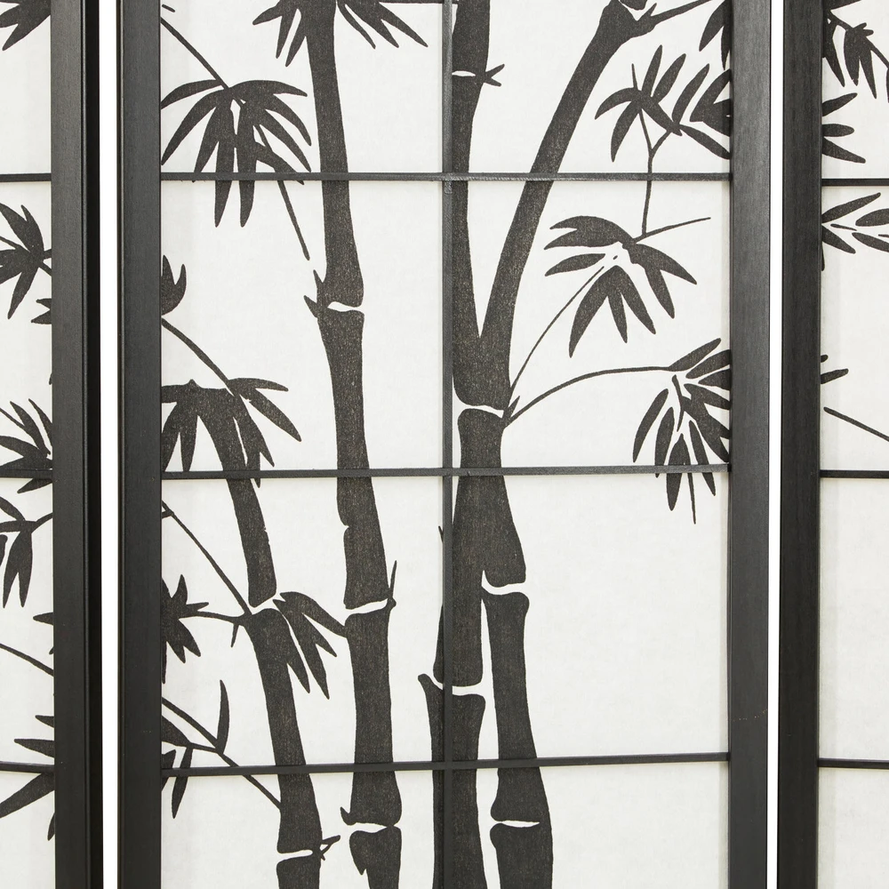 Homestyle4U Kambario pertvara, 176x2x179 cm, juoda