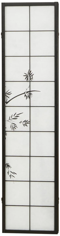 Homestyle4U Kambario pertvara, 176x2x179 cm, juoda
