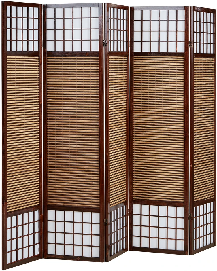 Homestyle4U Kambario pertvara, 220x2.2x175 cm, ruda