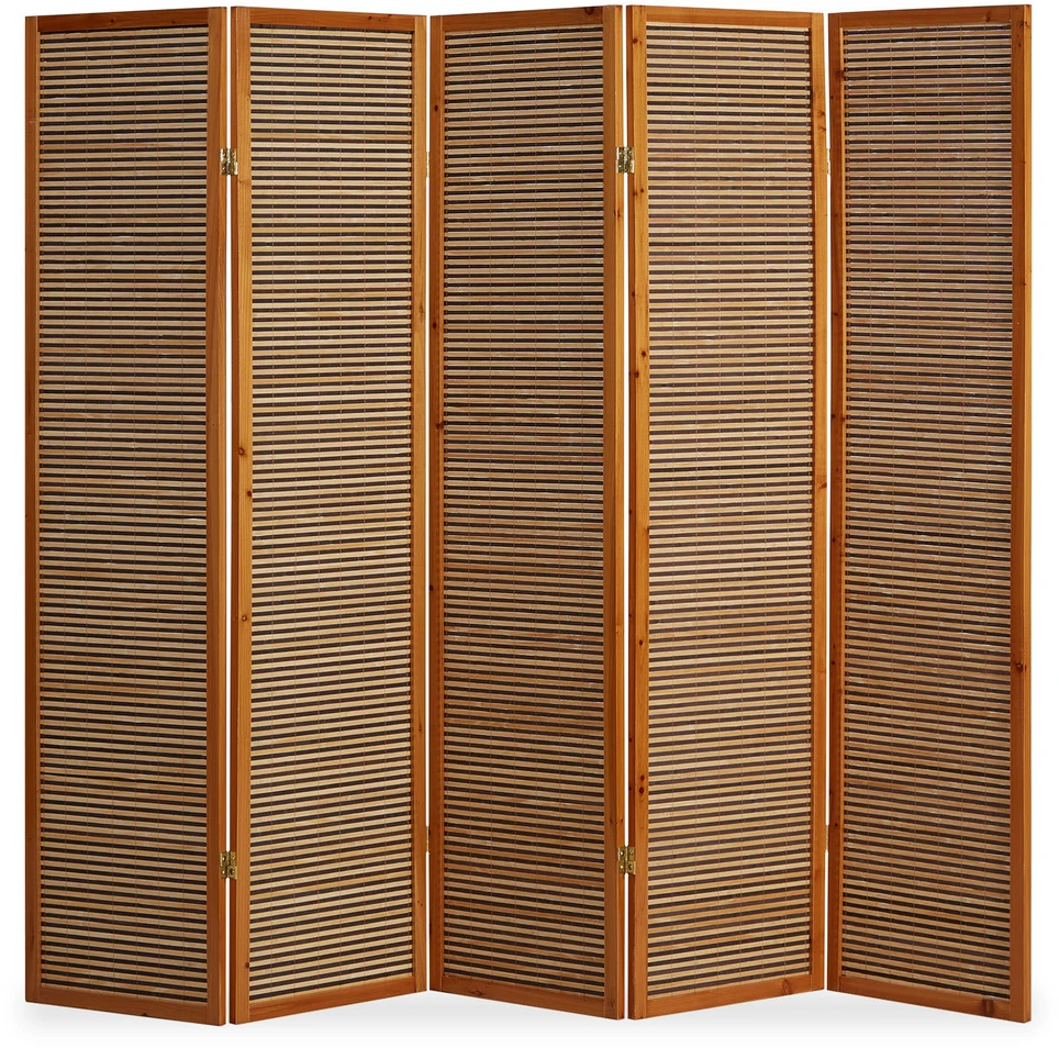 Homestyle4U Kambario pertvara, 220x2.2x175 cm, ruda