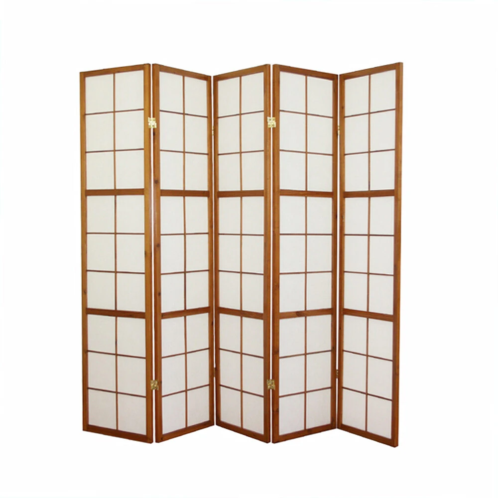 Homestyle4U Kambario pertvara, 220x2,2x175 cm, ruda