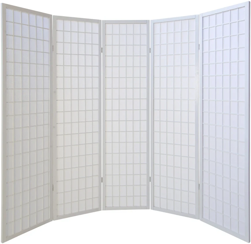Homestyle4U Kambario pertvara, 220x2.2x175 cm, balta