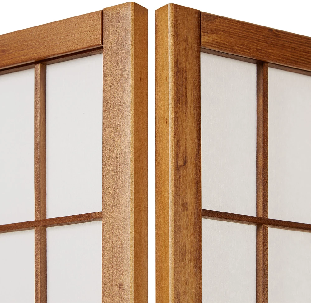 Homestyle4U Kambario pertvara, 220x2,2x175 cm, ruda