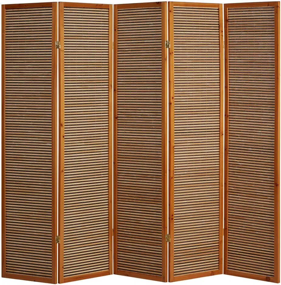 Homestyle4U Kambario pertvara, 220x2.2x175 cm, ruda