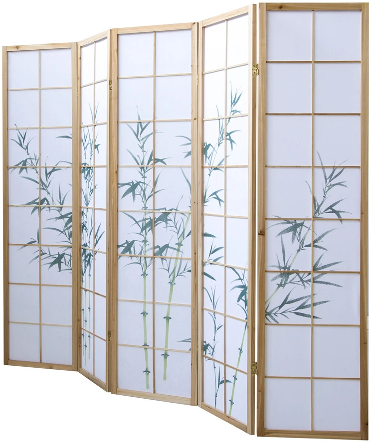 Homestyle4U Kambario pertvara, 220x2.2x175 cm, balta
