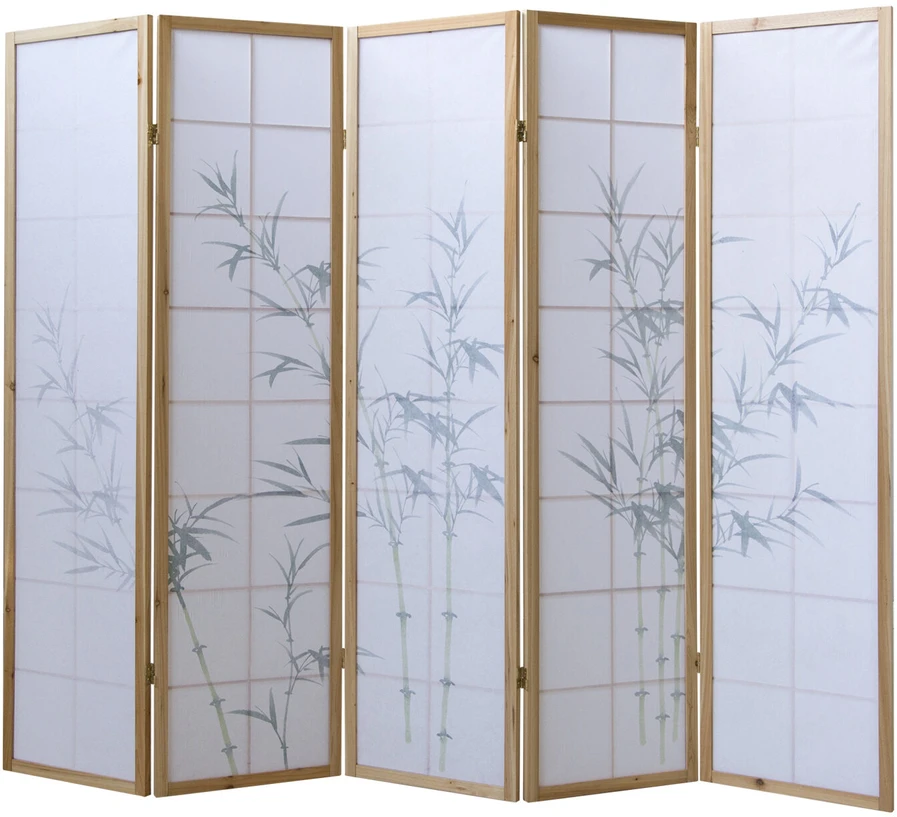 Homestyle4U Kambario pertvara, 220x2.2x175 cm, balta