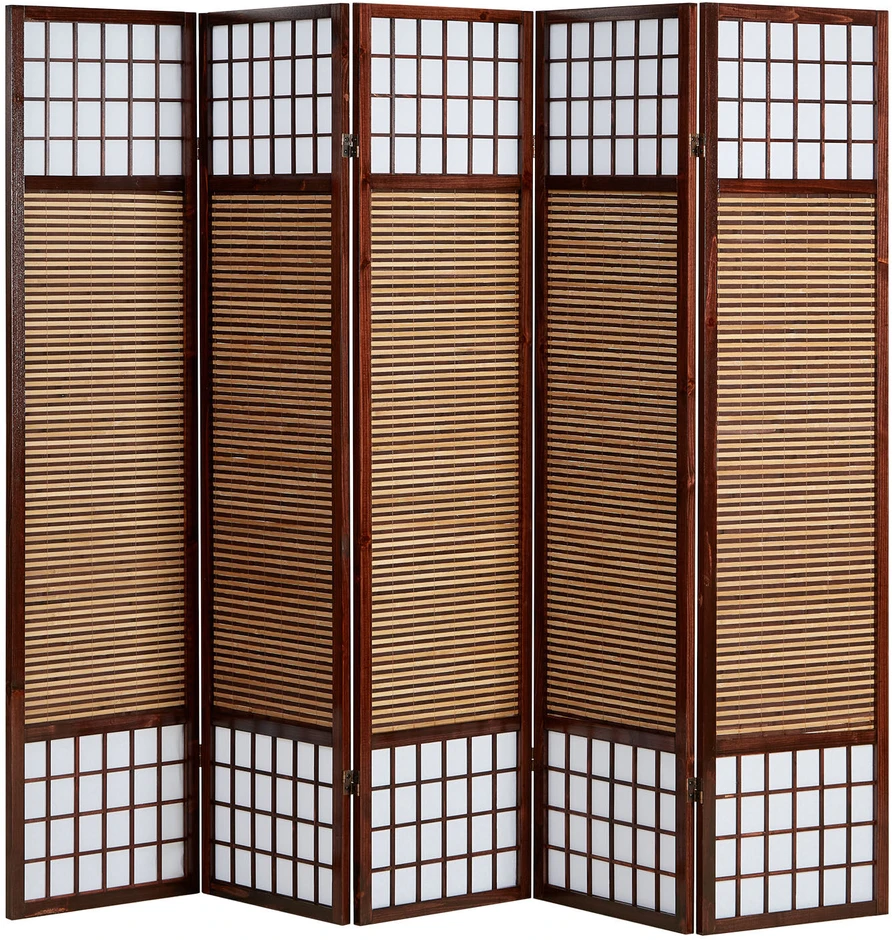 Homestyle4U Kambario pertvara, 220x2.2x175 cm, ruda