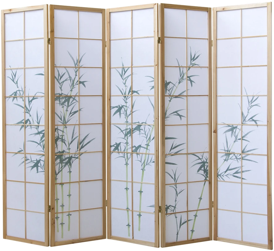 Homestyle4U Kambario pertvara, 220x2.2x175 cm, balta