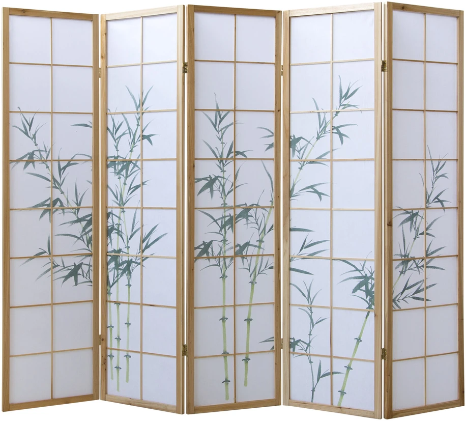 Homestyle4U Kambario pertvara, 220x2.2x175 cm, balta