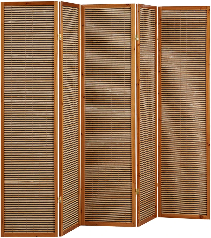 Homestyle4U Kambario pertvara, 220x2.2x175 cm, ruda