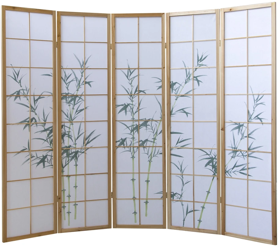 Homestyle4U Kambario pertvara, 220x2.2x175 cm, balta