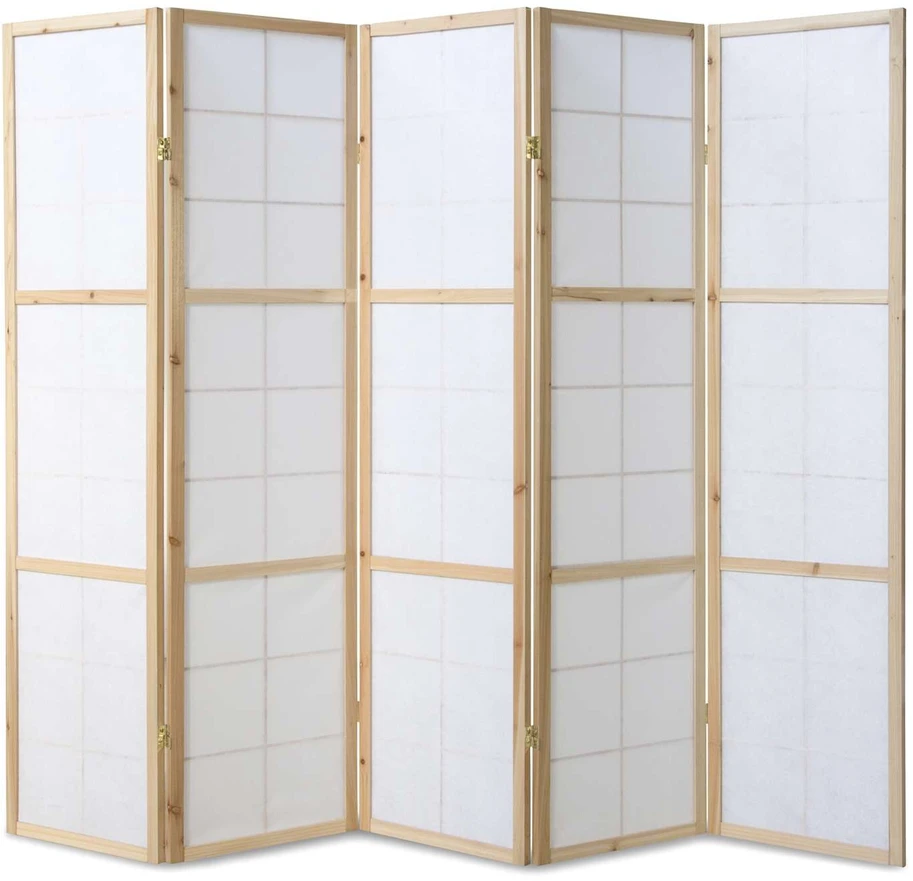Homestyle4U Kambario pertvara, 220x2.2x175 cm, balta