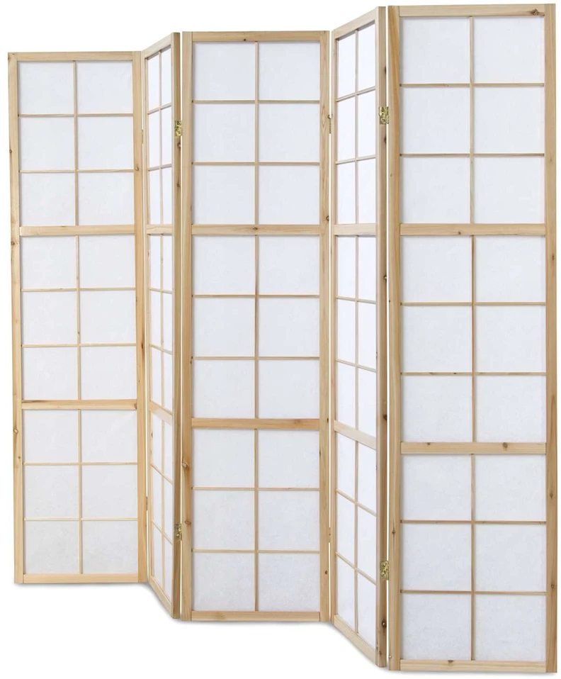 Homestyle4U Kambario pertvara, 220x2.2x175 cm, balta