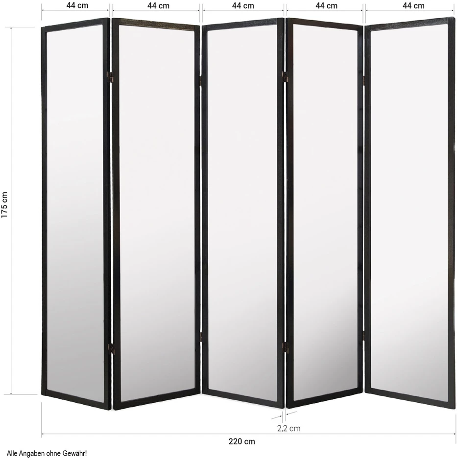 Homestyle4U Kambario pertvara, 220x2.2x179 cm, balta