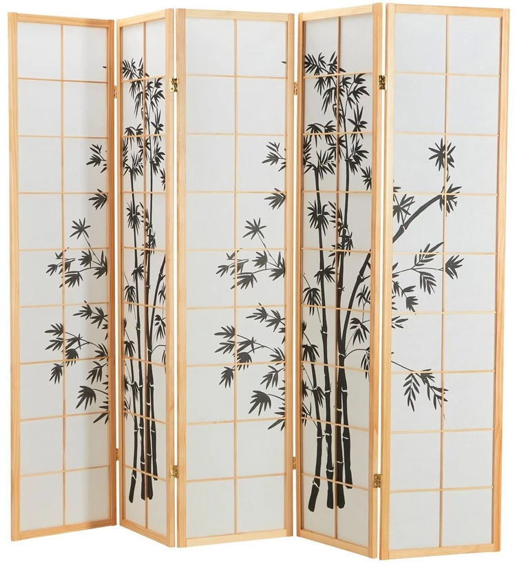 Homestyle4U Kambario pertvara, 220x2x179 cm, ruda