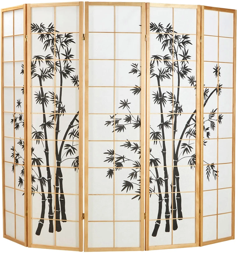 Homestyle4U Kambario pertvara, 220x2x179 cm, ruda
