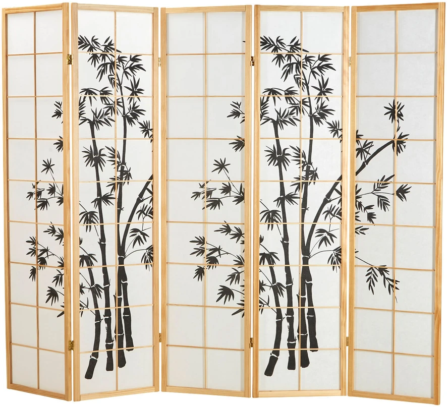 Homestyle4U Kambario pertvara, 220x2x179 cm, ruda
