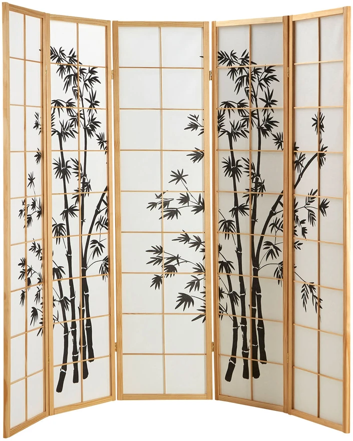 Homestyle4U Kambario pertvara, 220x2x179 cm, ruda