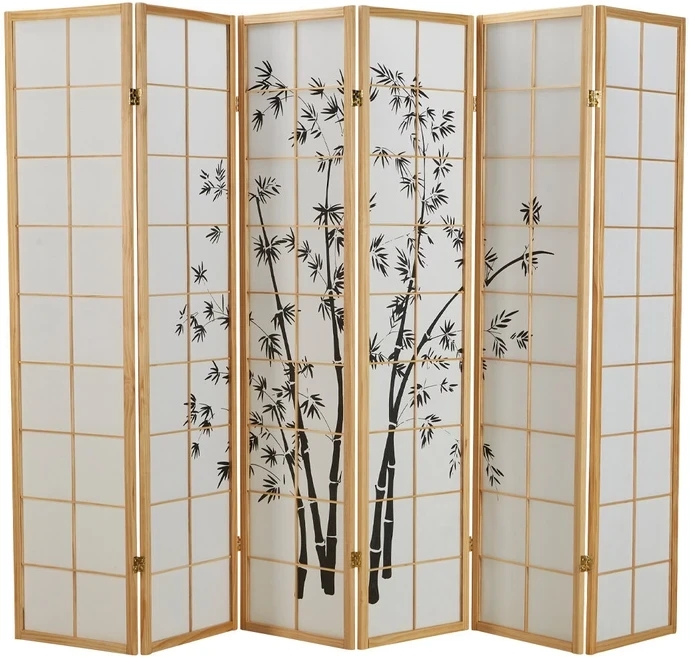 Homestyle4U Kambario pertvara, 263x2x179 cm, smėlio spalvos