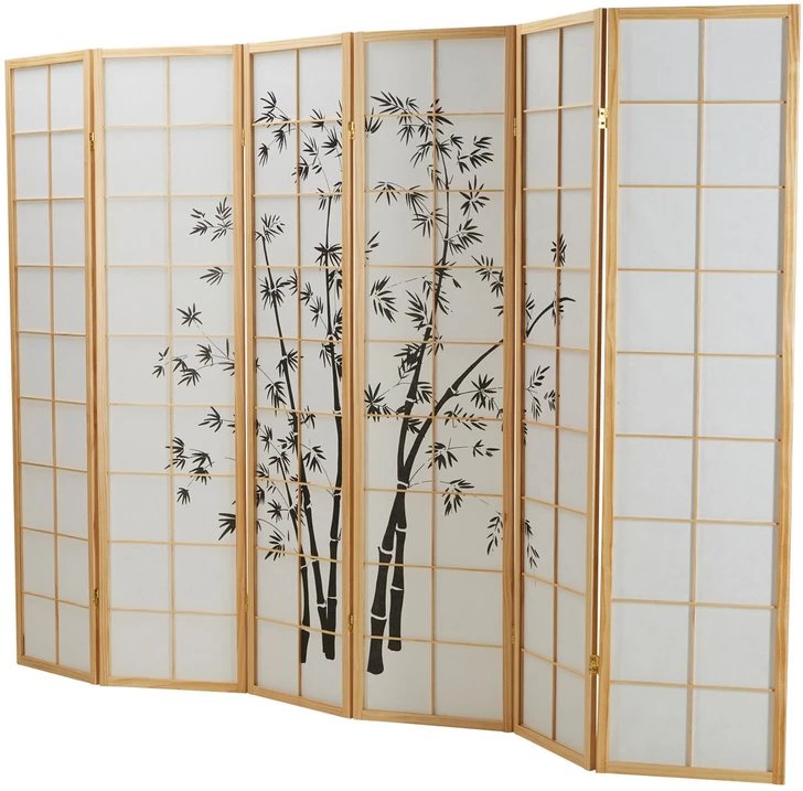 Homestyle4U Kambario pertvara, 263x2x179 cm, smėlio spalvos