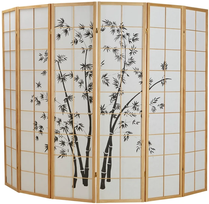 Homestyle4U Kambario pertvara, 263x2x179 cm, smėlio spalvos