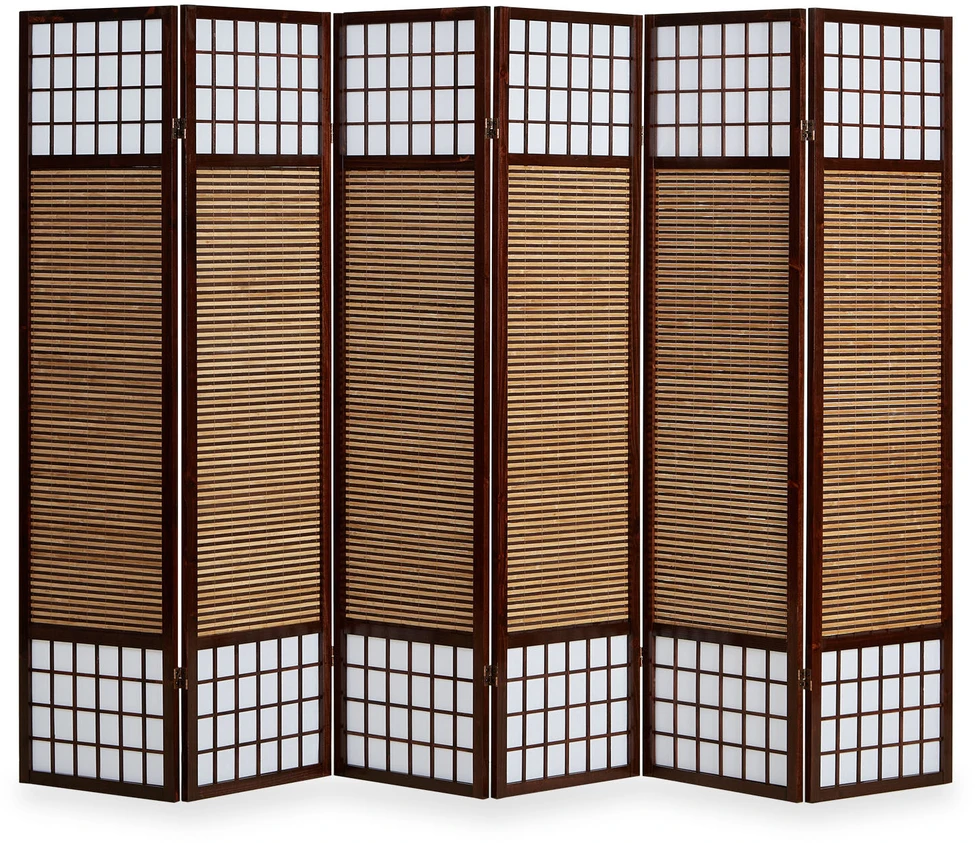 Homestyle4U Kambario pertvara, 264x2.2x175 cm, ruda