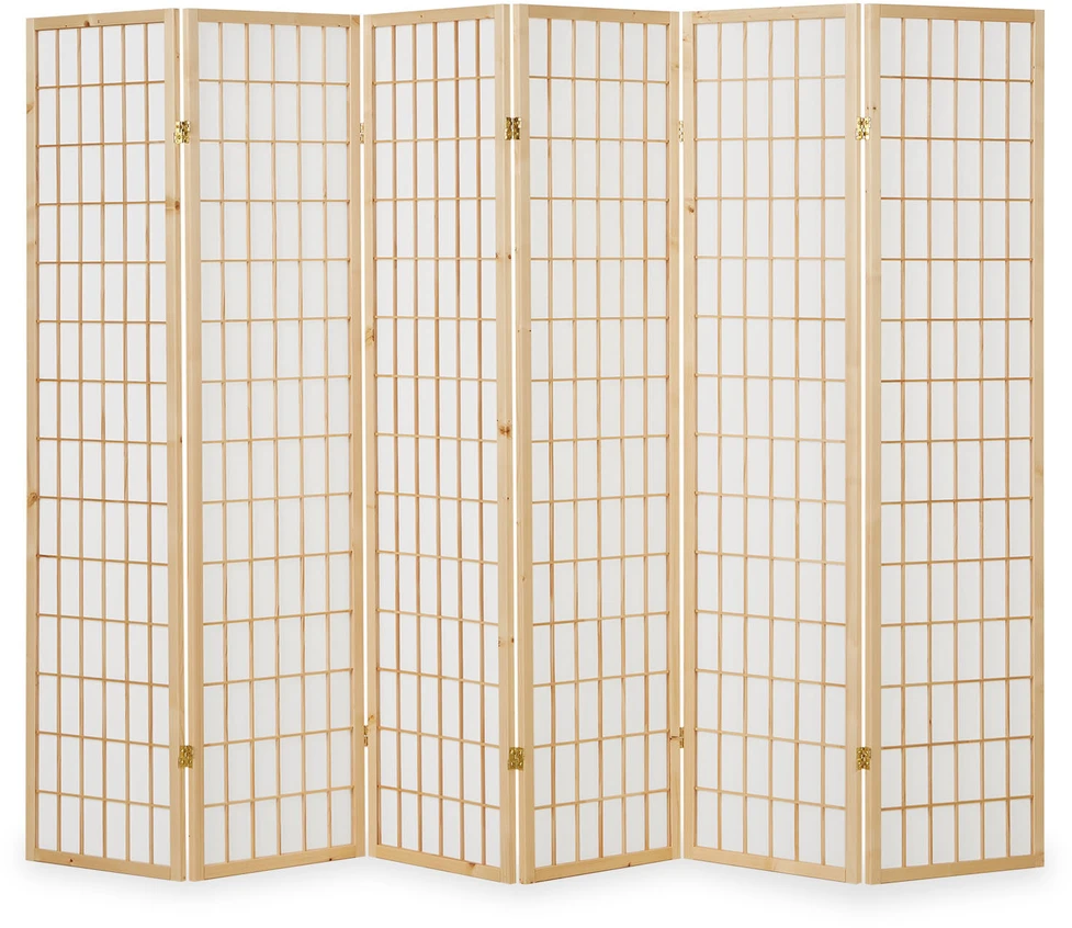 Homestyle4U Kambario pertvara, 264x2,2x175 cm, ruda