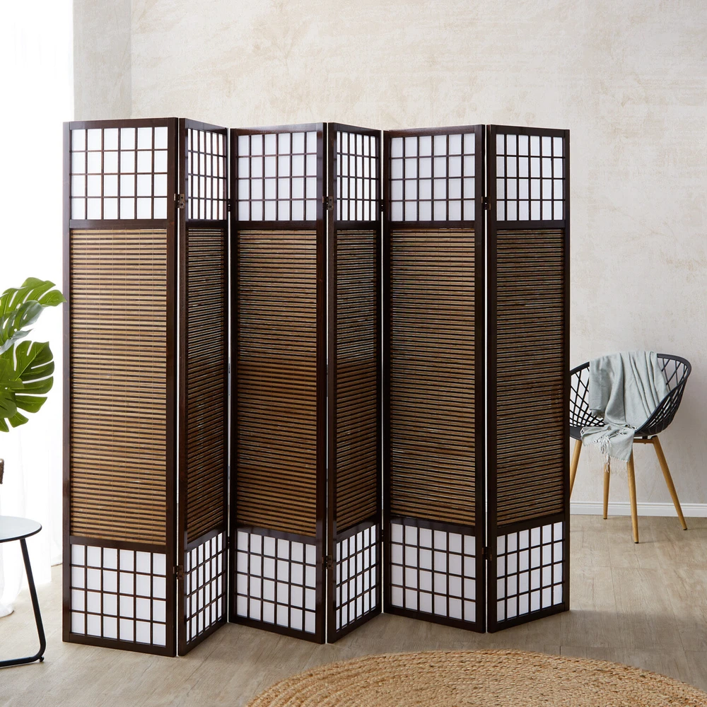 Homestyle4U Kambario pertvara, 264x2.2x175 cm, ruda