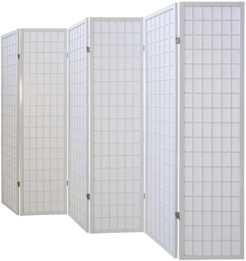 Homestyle4U Kambario pertvara, 264x2.2x175 cm, balta