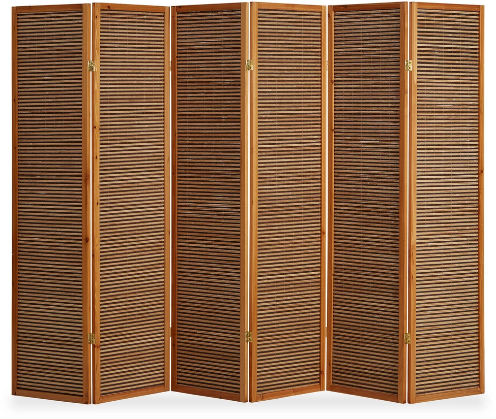 Homestyle4U Kambario pertvara, 264x2.2x175 cm, ruda