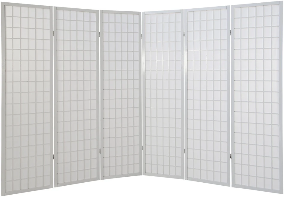 Homestyle4U Kambario pertvara, 264x2.2x175 cm, balta