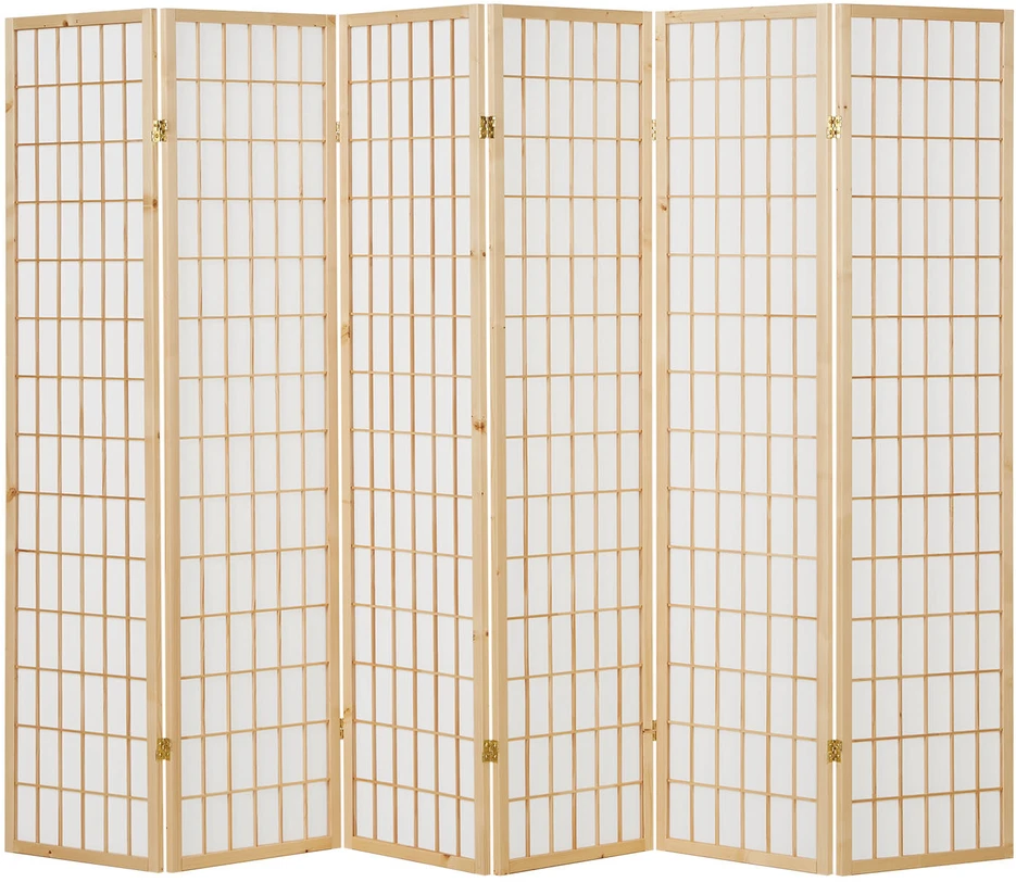 Homestyle4U Kambario pertvara, 264x2,2x175 cm, ruda