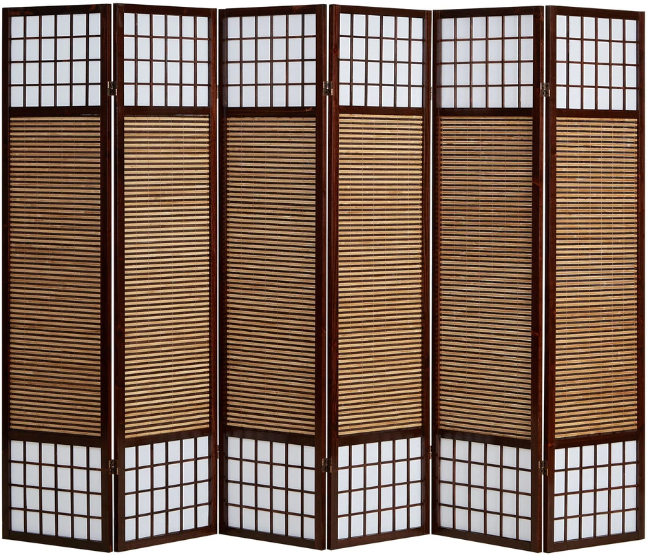 Homestyle4U Kambario pertvara, 264x2.2x175 cm, ruda