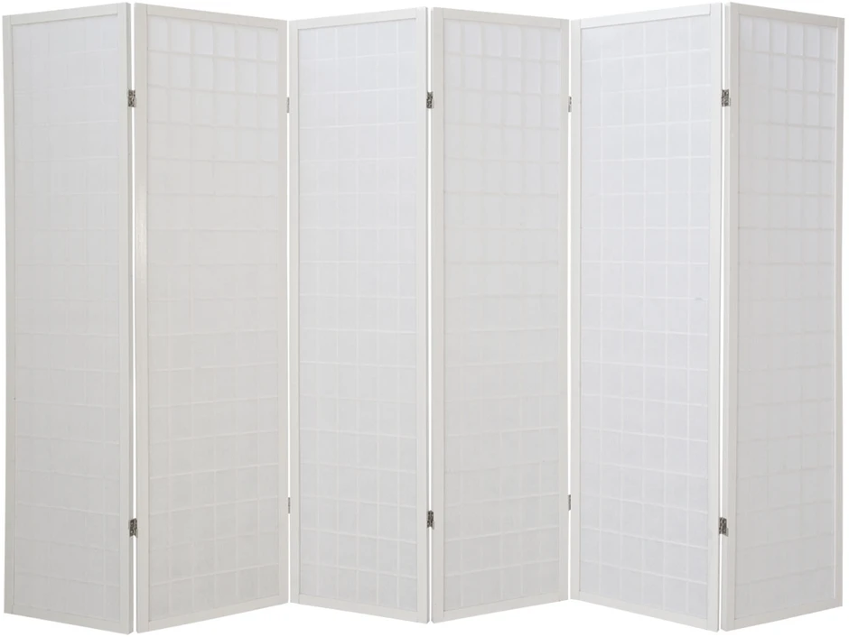 Homestyle4U Kambario pertvara, 264x2.2x175 cm, balta