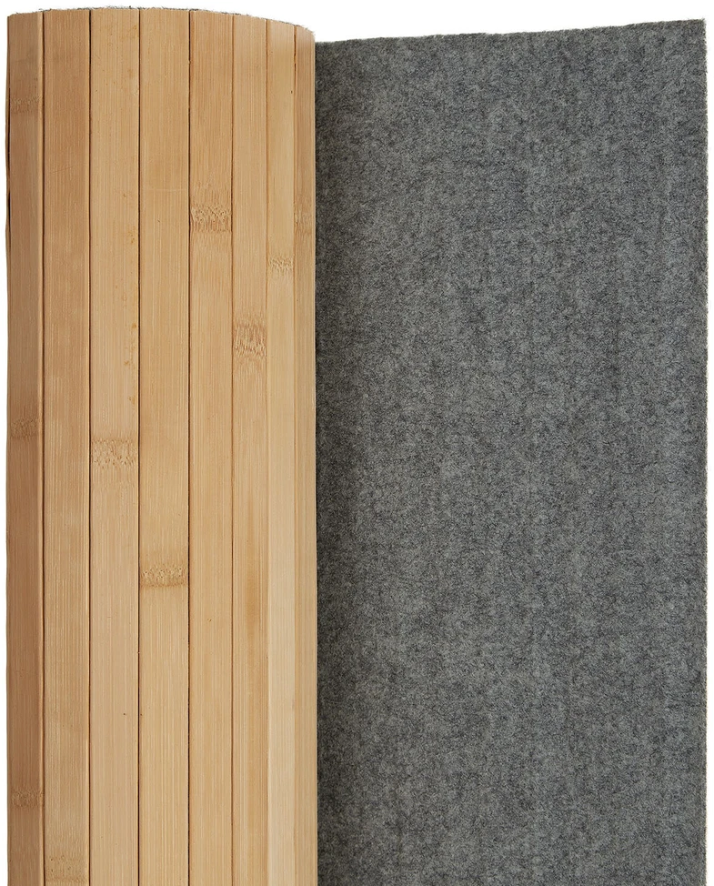 Homestyle4U Kambario pertvara, bambukas, 200x250 cm, ruda