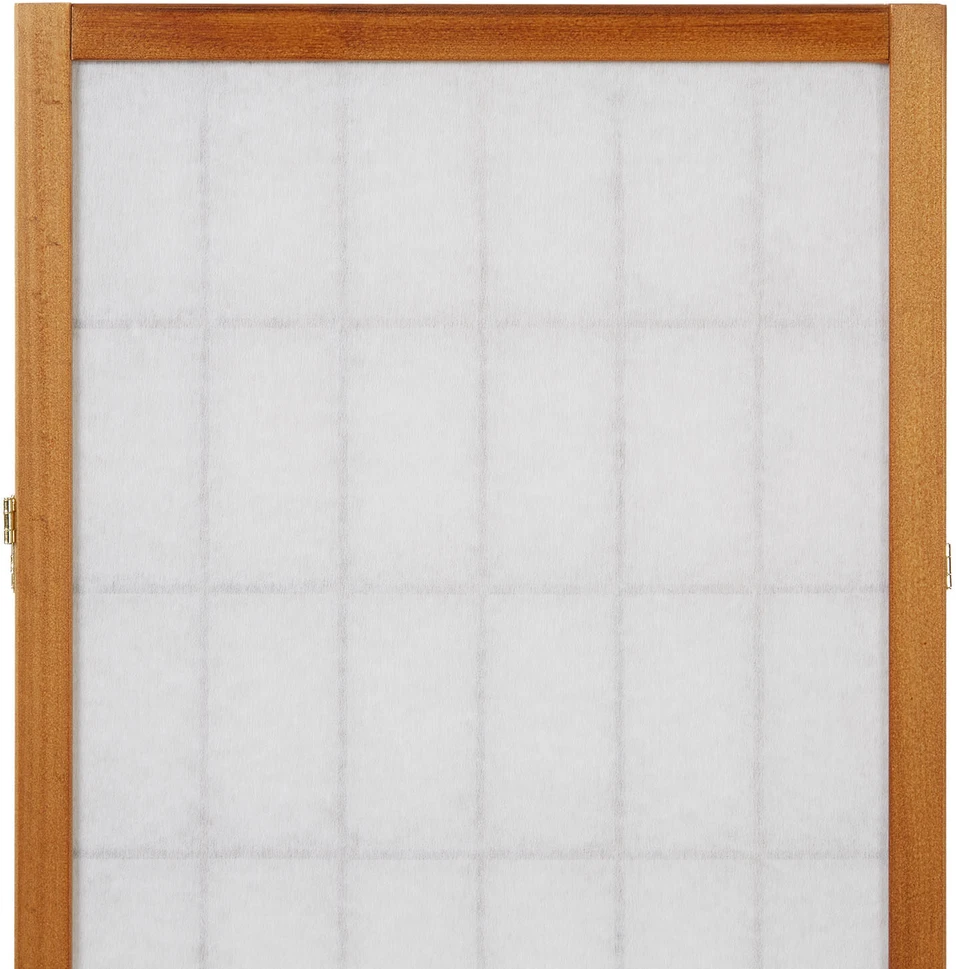 Homestyle4U Kambario pertvara, Shoji 3 dalių sulankstoma, 132x2.2x175 cm, ruda