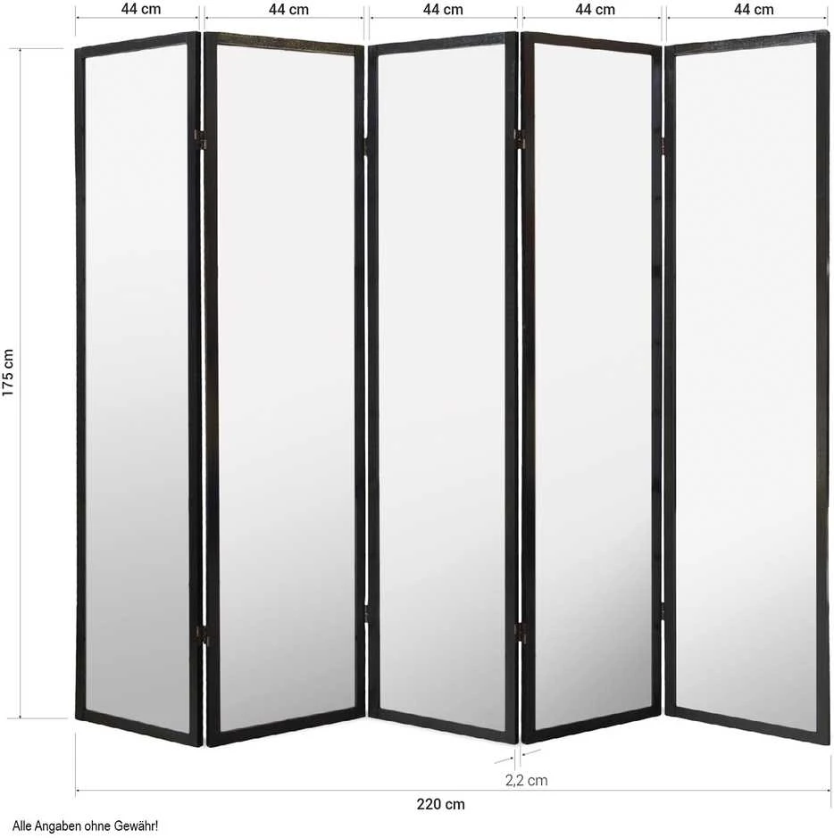 Homestyle4U Kambario pertvara, 220x2.2x179 cm, balta