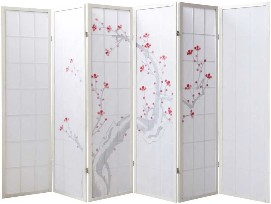 Homestyle4U Kambario pertvara, 264x2.2x179 cm, balta