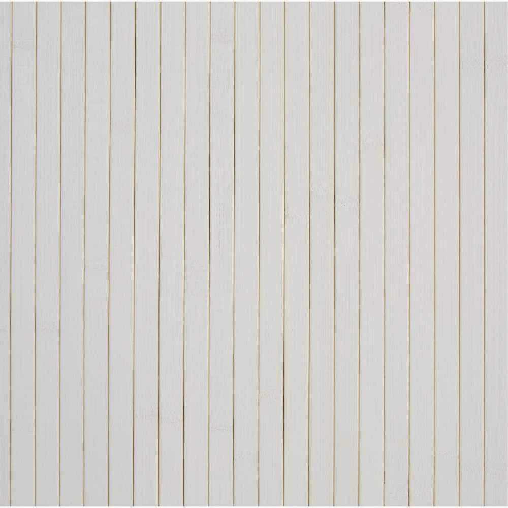 Homestyle4U Kambario pertvara, bambukinė privatumo uždanga, 200x250 cm, balta