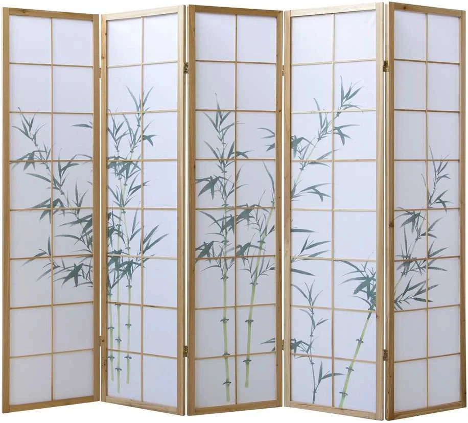Homestyle4U Kambario pertvara, 220x2.2x175 cm, balta