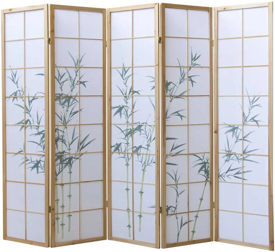 Homestyle4U Kambario pertvara, 220x2.2x175 cm, balta