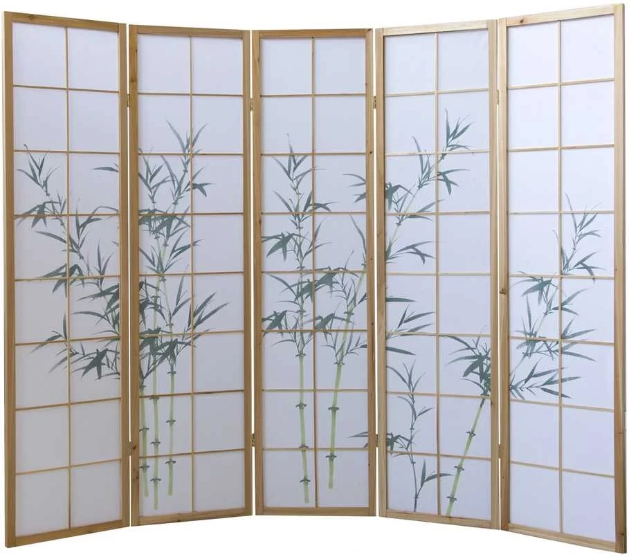 Homestyle4U Kambario pertvara, 220x2.2x175 cm, balta