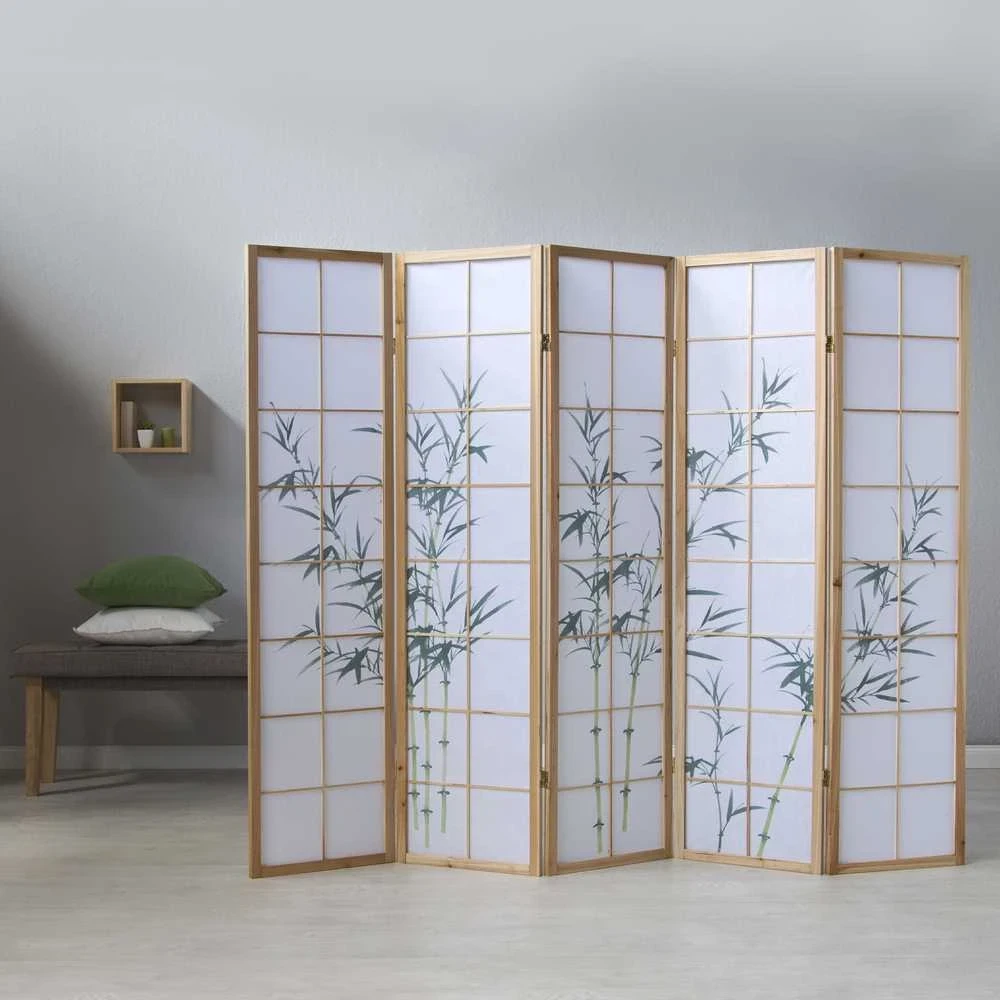 Homestyle4U Kambario pertvara, 220x2.2x175 cm, balta