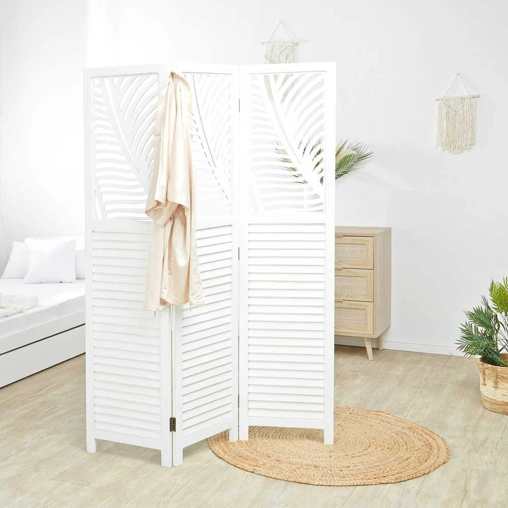 Homestyle4U Kambario pertvara, 120x2.2x170 cm, balta