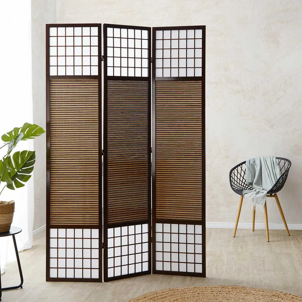 Homestyle4U Kambario pertvara, 120x200x1,8 cm, ruda