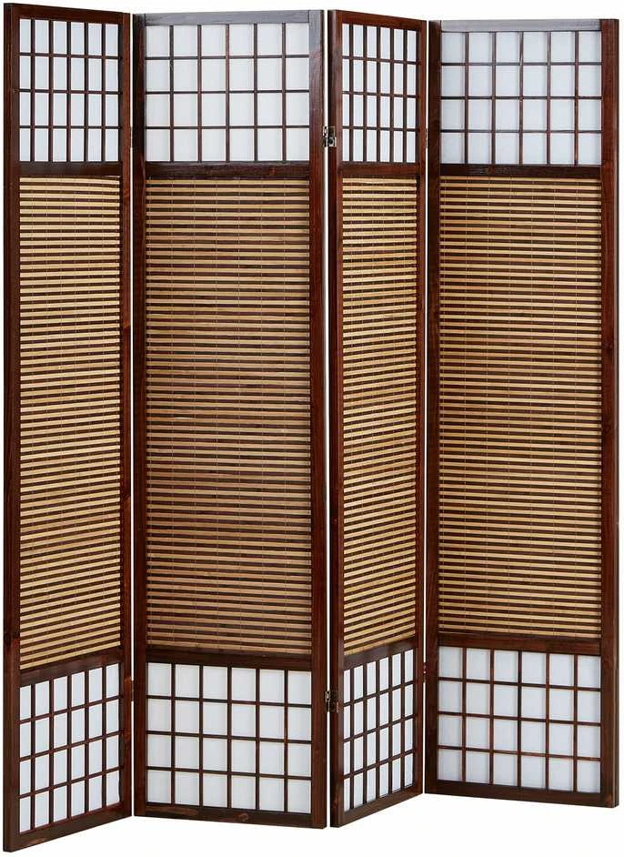 Homestyle4U Kambario pertvara, 176x2.2x175 cm, ruda